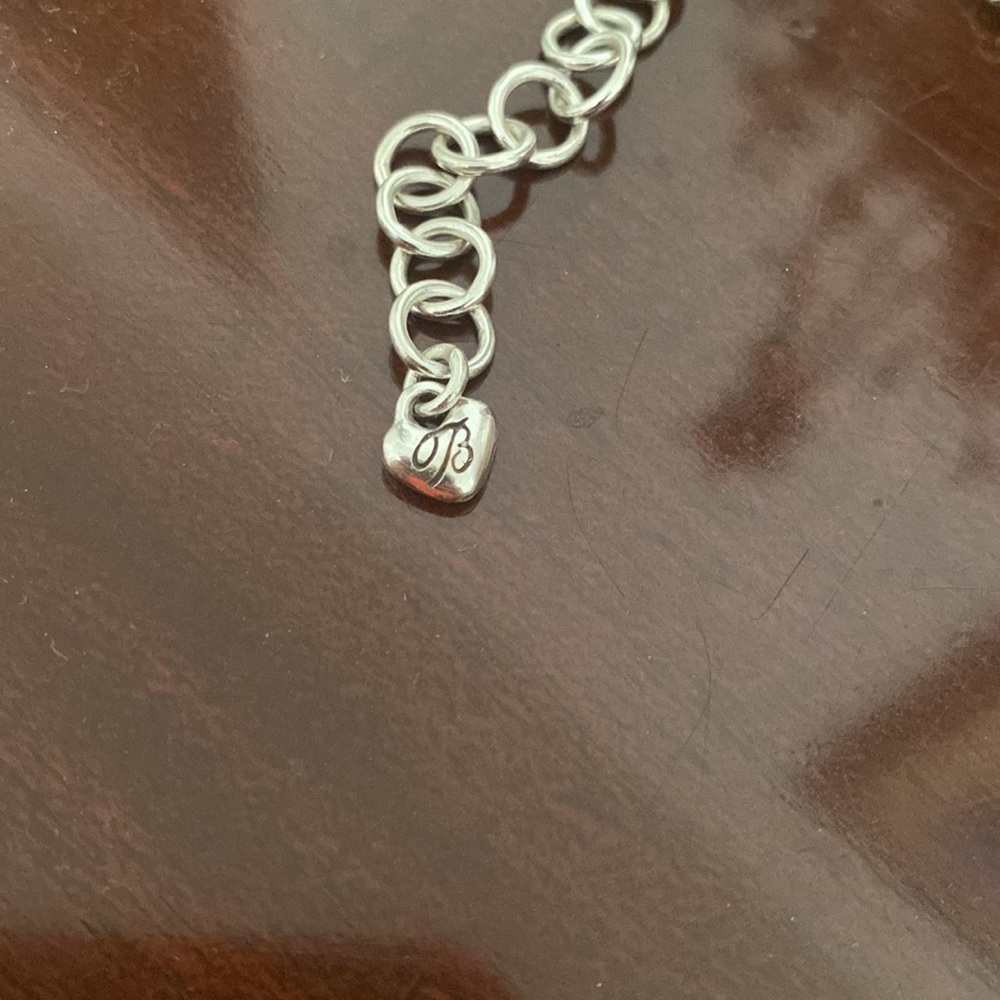 Brighton Silver Floral Heart Necklace - Picture 2 of 5